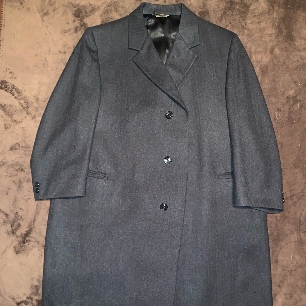 100% Pure Wool Down Top Coat (Trench Coat)
